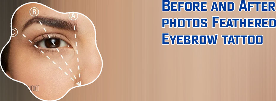 Beauty eyebrow tattoo