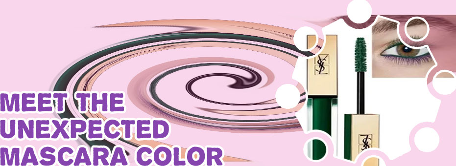 Light green mascara
